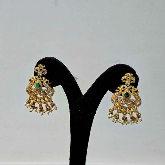 Anaya Royal Pearl Jhumkas