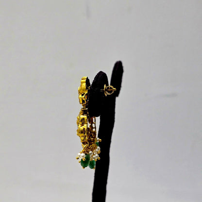 Rajam Temple Pearl Earrings