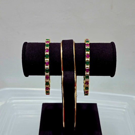 Emerald Ruby Signature Bangles