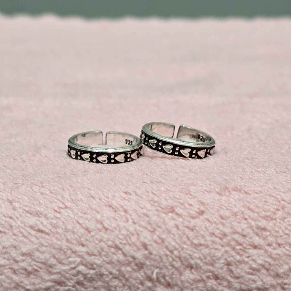 Heartbeat Toe Ring