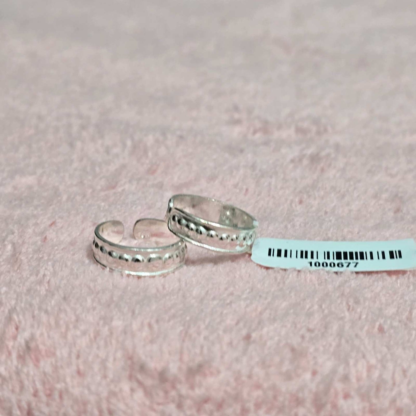 Dewdrop Silver Toe Ring