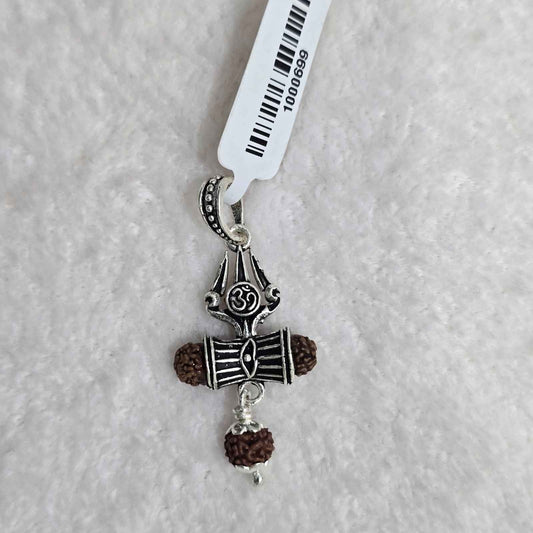 Om Trishul Rudraksha Pendant