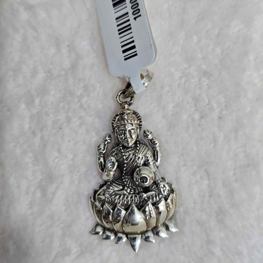 Lakshmi silver pendant