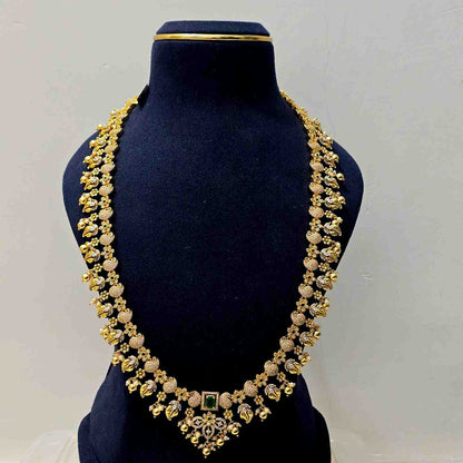 Golden Leaf Long Necklace