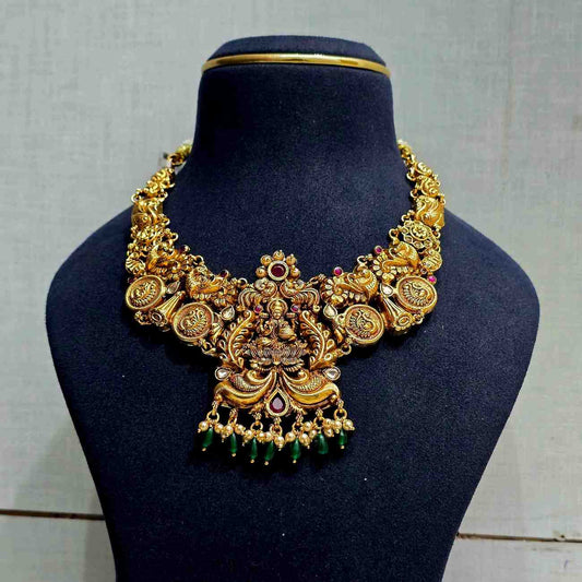 Lakshmi Prasanna Temple Necklace