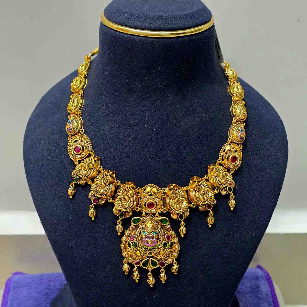 Sri Lakshmi Mayura Necklace