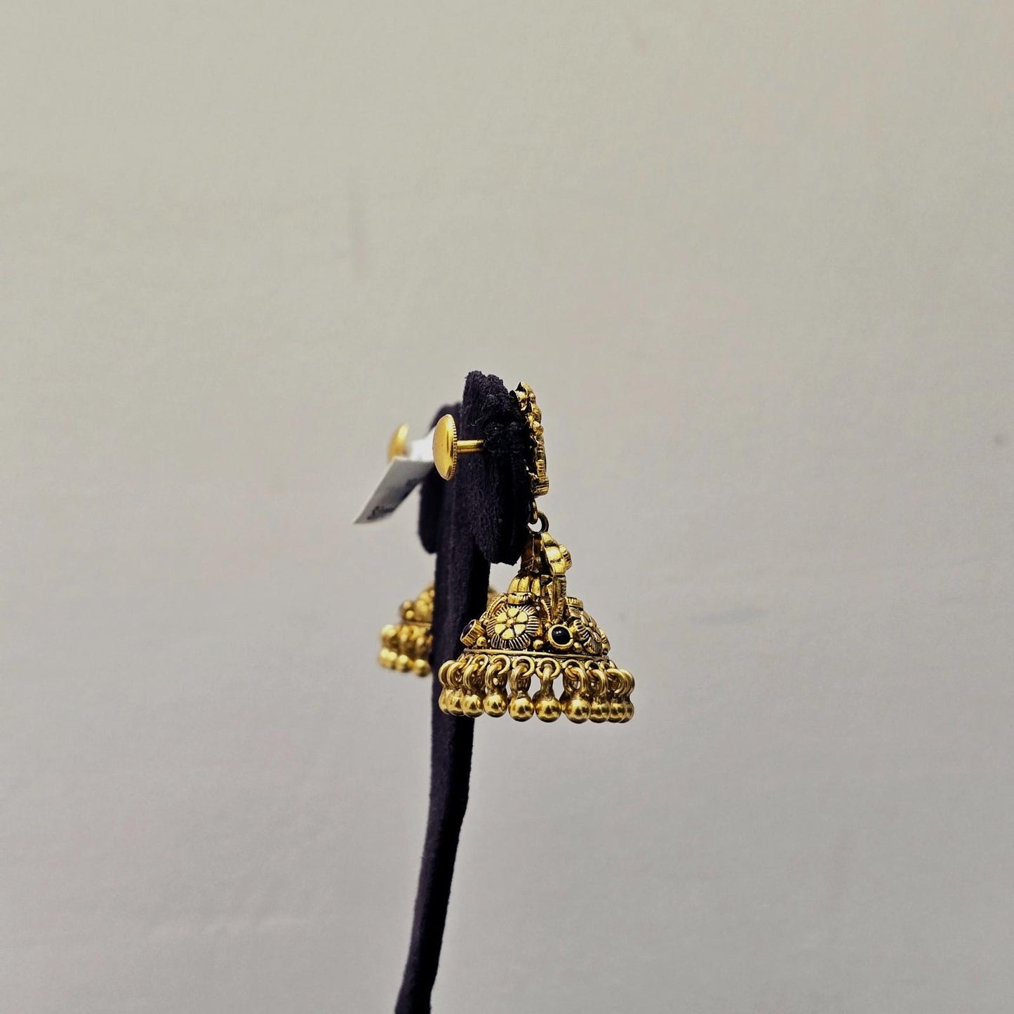 Mayura Pushpa Antique Jhumkas