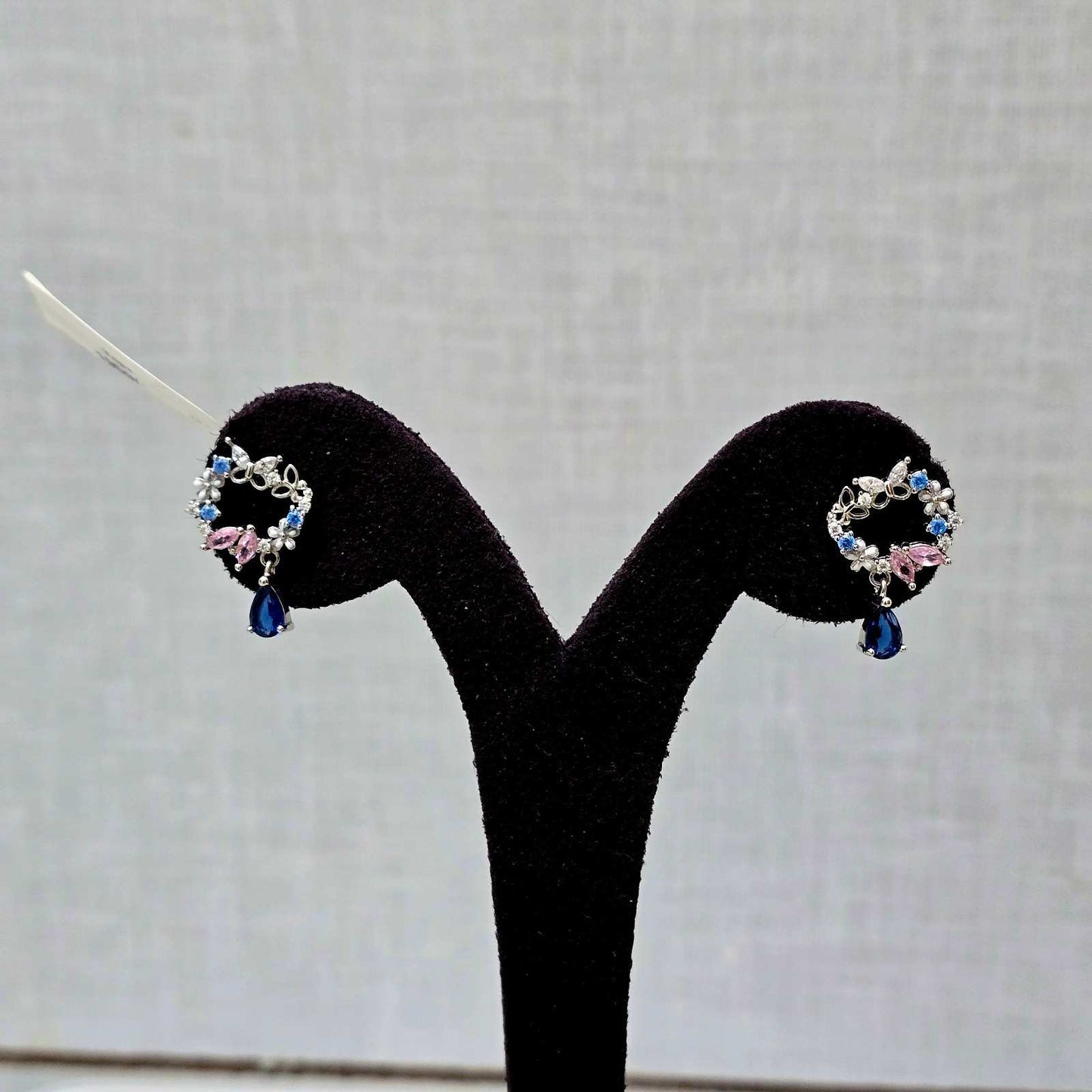 Blue Pink  Studs
