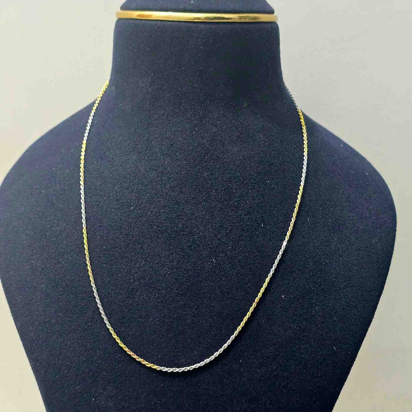 Gold Silver Fine Chain