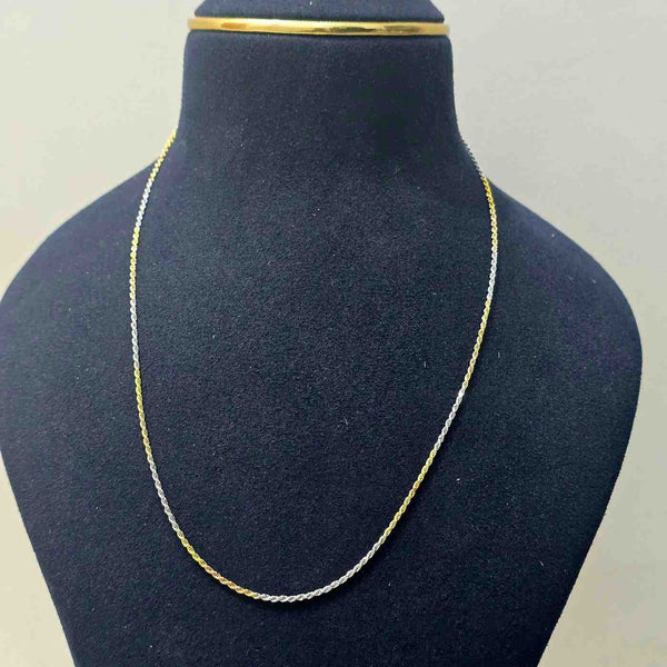 Gold Silver Fine Chain