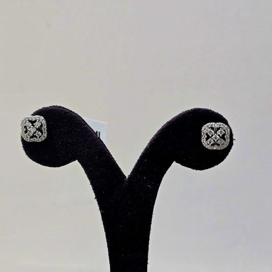 Platinum Crest Studs