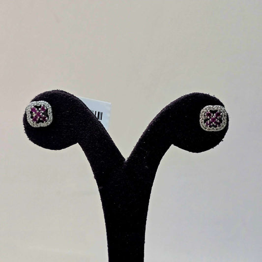 Crimson Glow Studs