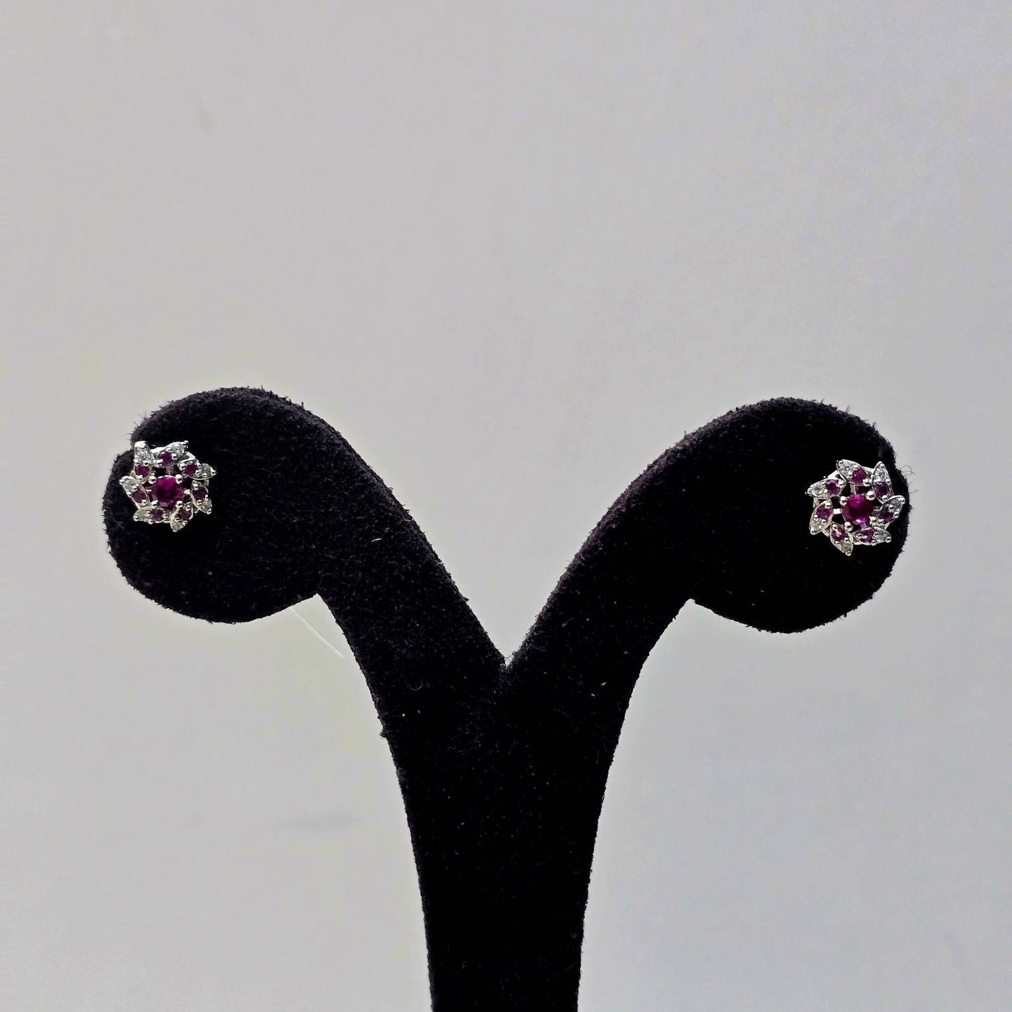 Flower Ruby Studs
