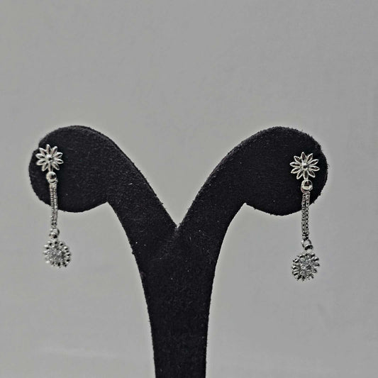 Bloomline Silver Earrings