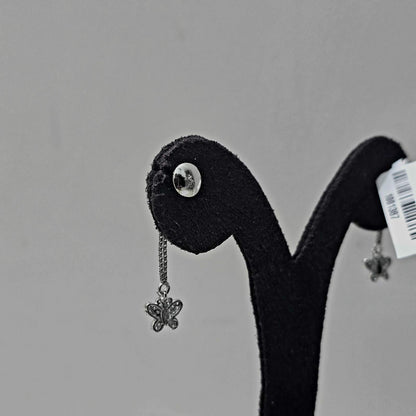 Silver Butterfly Earrings