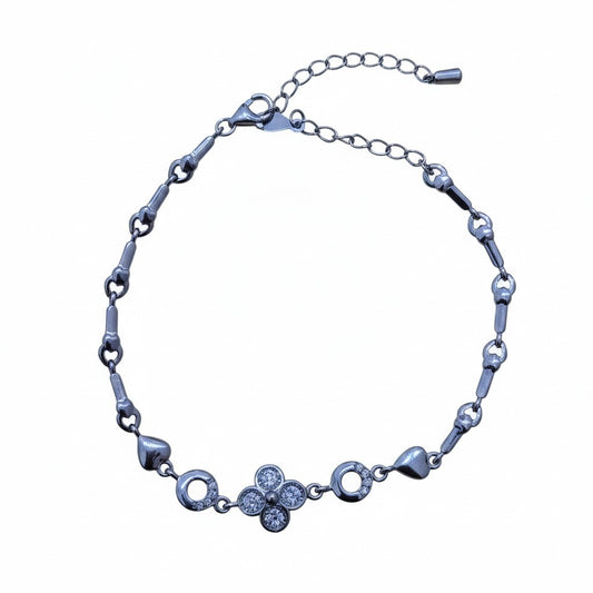 Luxe Floral Link Bracelet