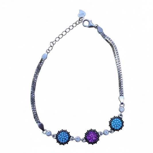Violet Blossom Bracelet