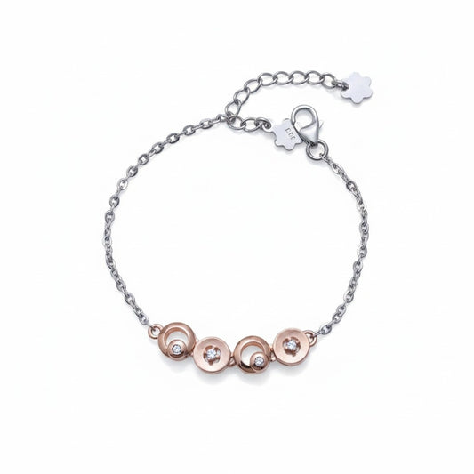 Tone Harmony Circles Bracelet