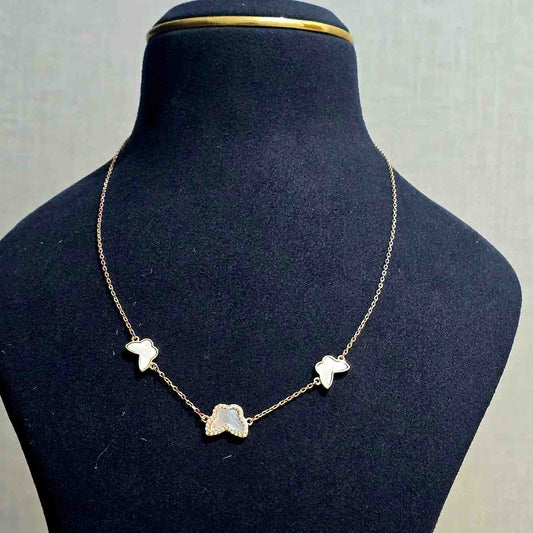 Blush Butterfly Chain