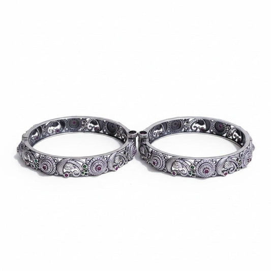 Peacock Rajyam Bangles