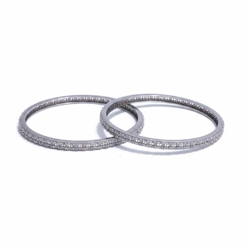 Crystal Edge Bangles