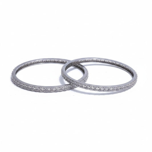Crystal Edge Bangles