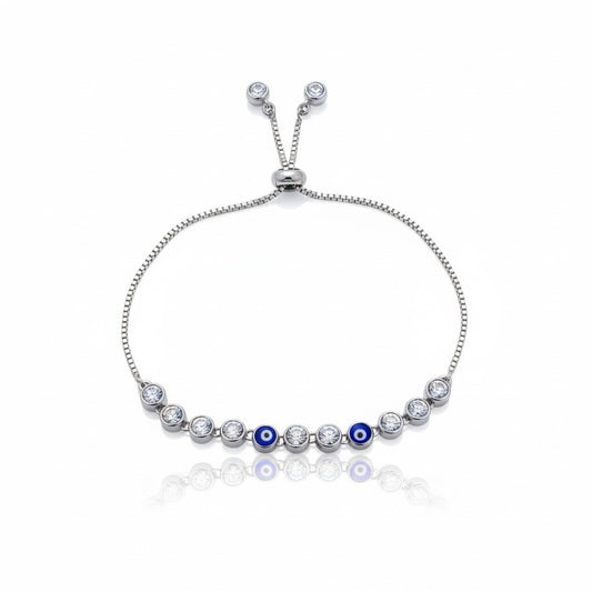 Round Stone Nazar Bracelet
