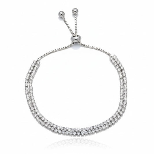 Double Line Tennis Bracelet