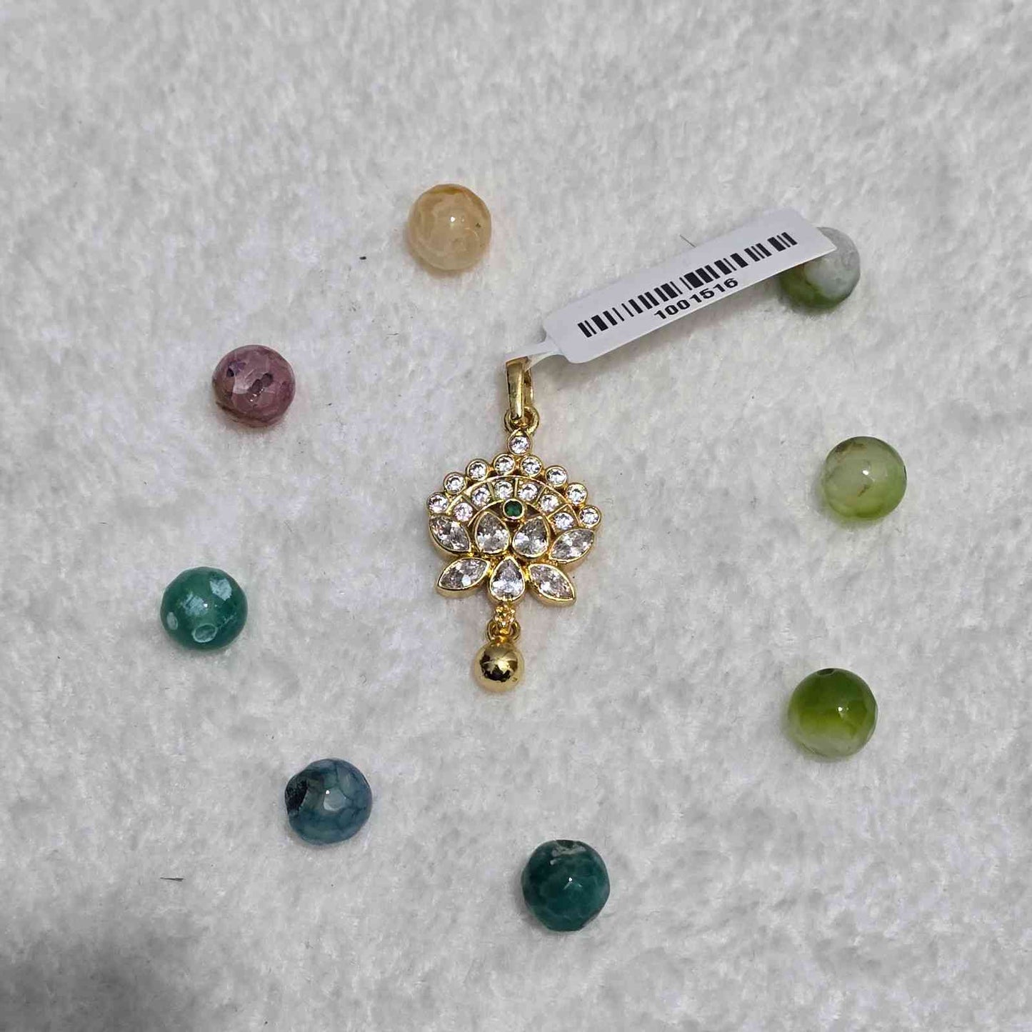 Floral Stone Pendant
