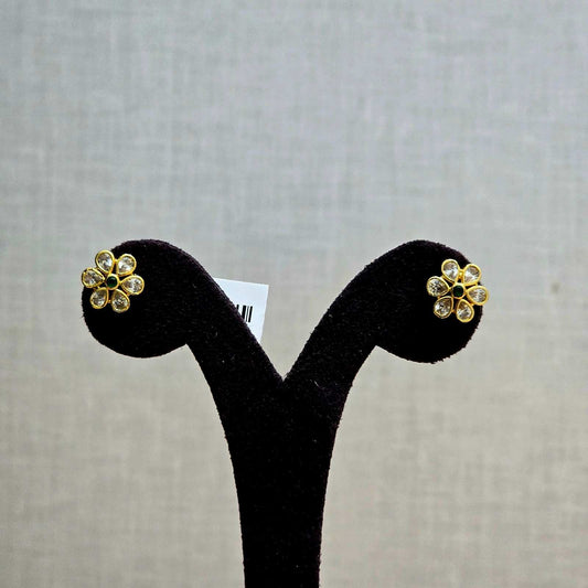 Small Flower Stone Studs