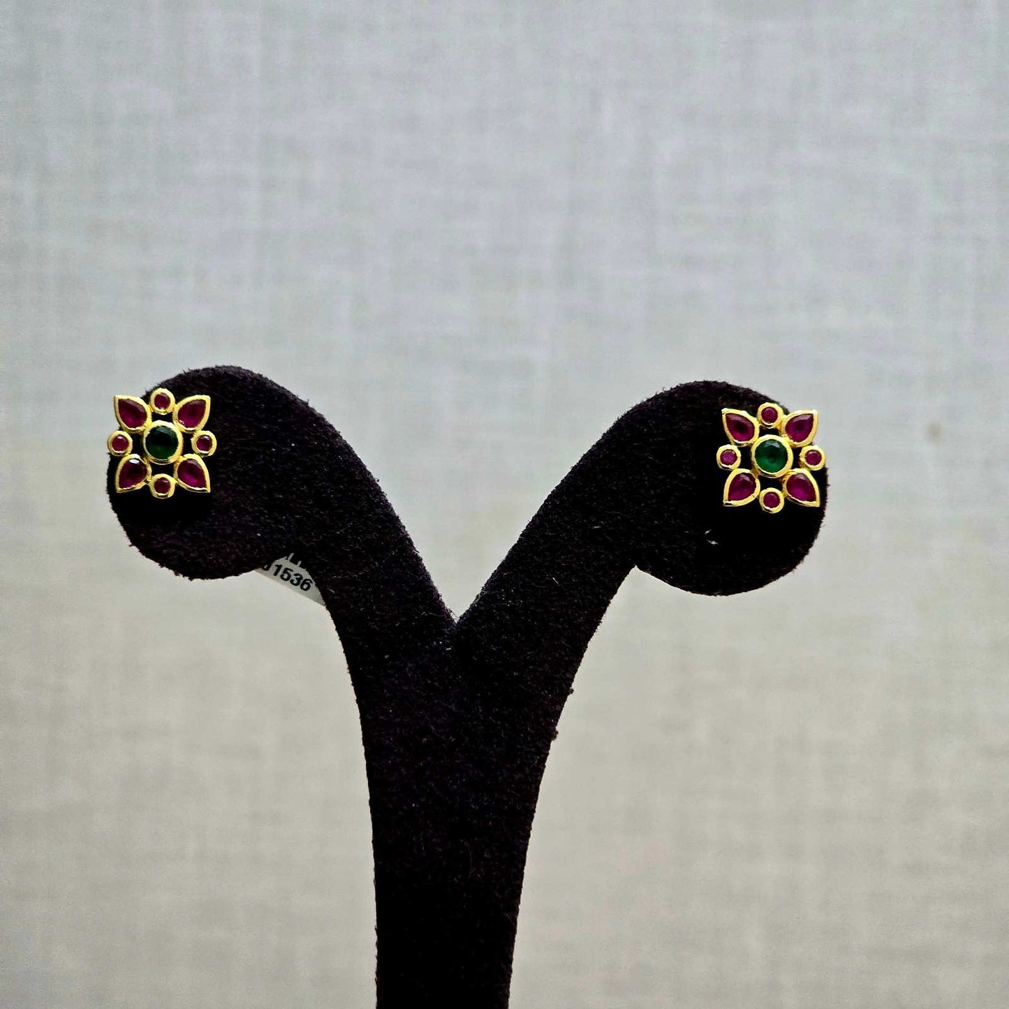 Mayuri Emerald Ruby Studs