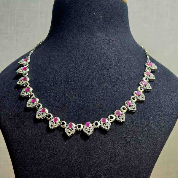 Pink Heart Necklace