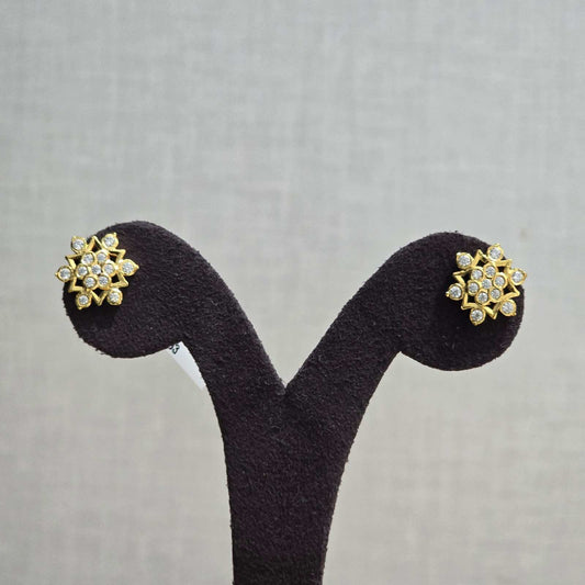 Snow Floral Studs