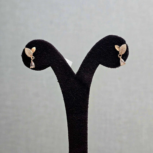 Golden Leaf Studs