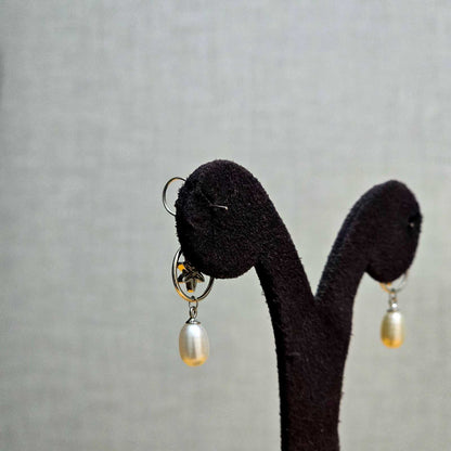 Star Blossom Pearl Earrings