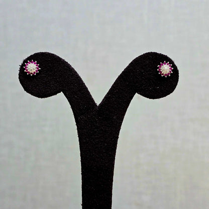 Pink Blossom Studs