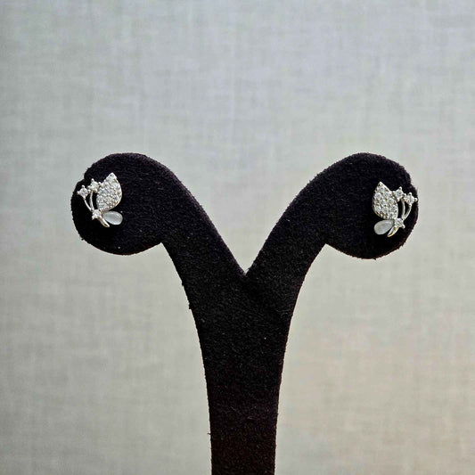 Crystal Butterfly Studs