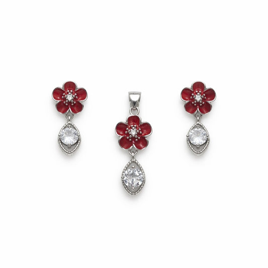 Red Flower Set