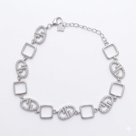 Radiant Infinity Charm Bracelet