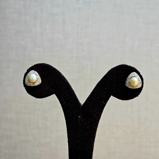 Trinity Pearl Studs