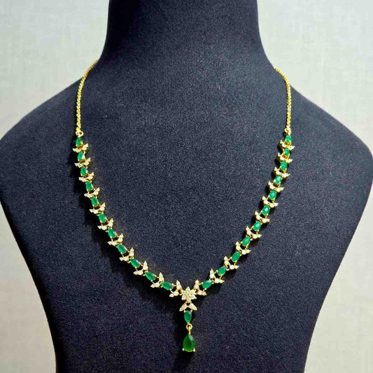 Vaibhavi Emerald Necklace