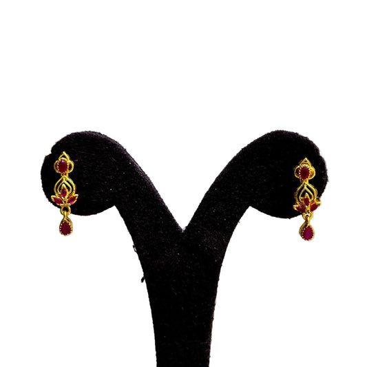 Padma Ruby Earrings