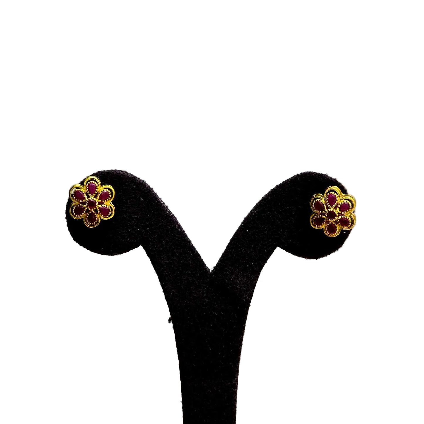Manikya Flower Studs