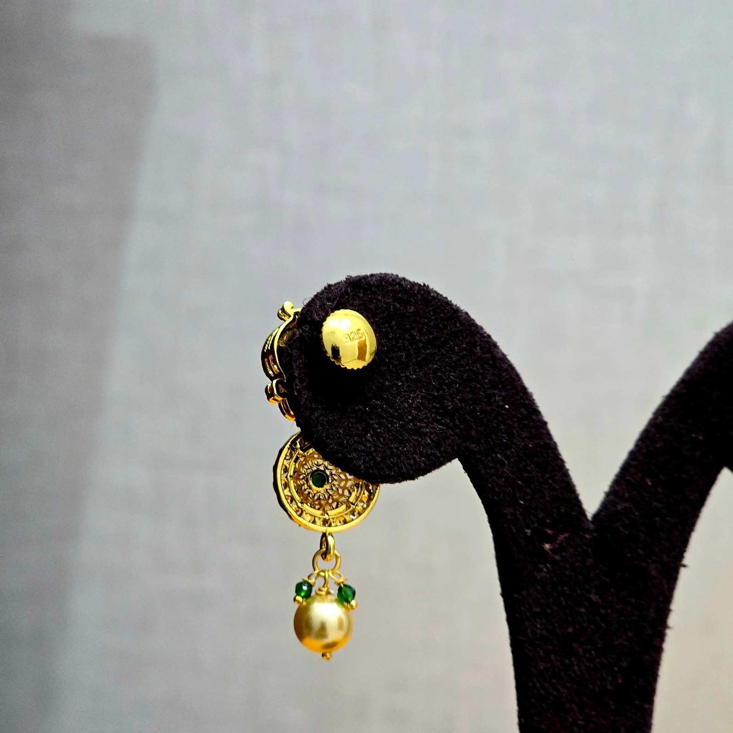Rajwadi Peacock Earrings