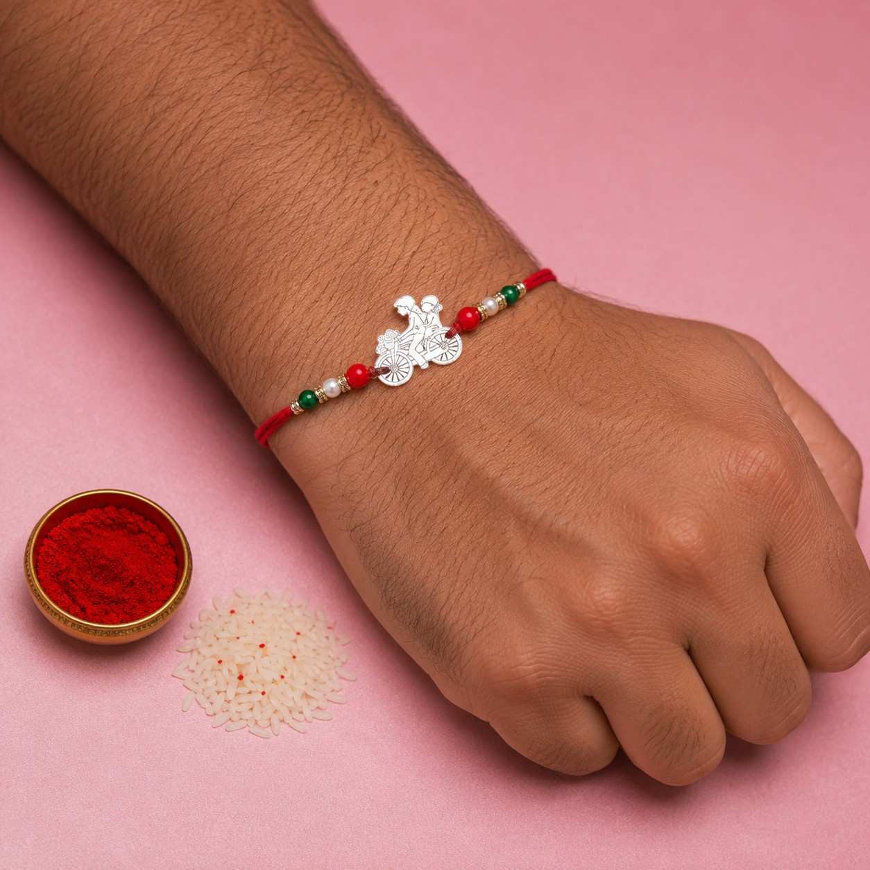 Brother Sister Cycle Rakhi