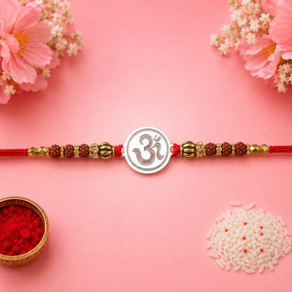 Om Round Rakhi - 1