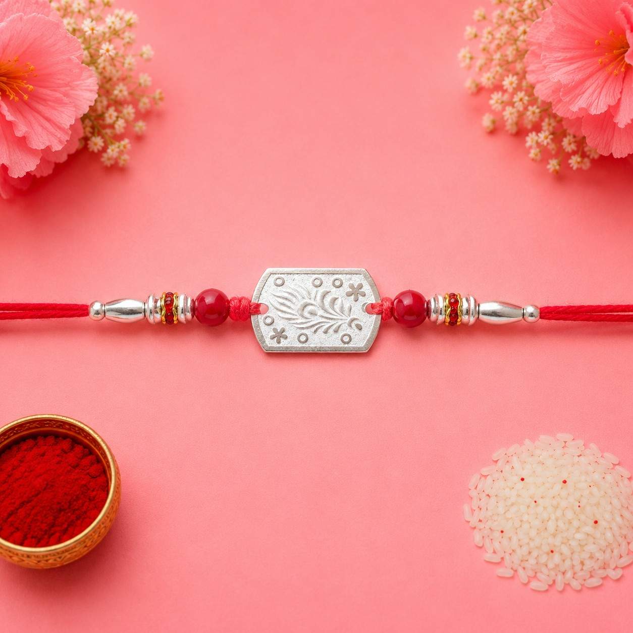 Peacock Feather Rakhi