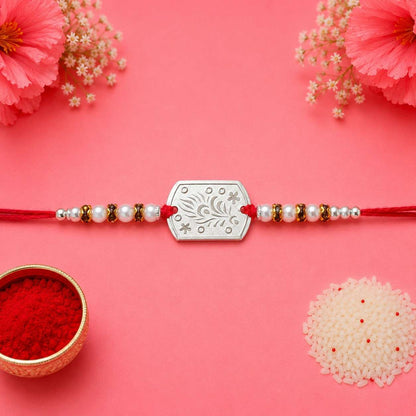 Peacock Feather Rakhi - 2