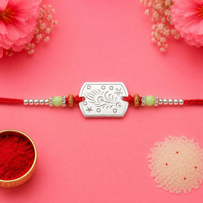 Peacock Feather Rakhi - 3