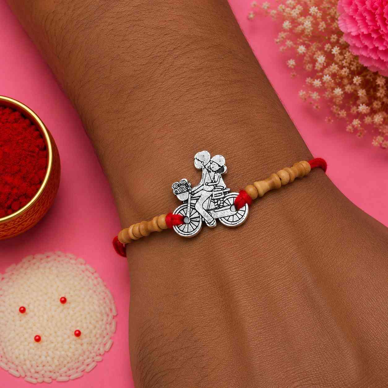 Brother Sister Cycle Rakhi - 1